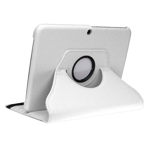 doupi Rotatif Housse pour Samsung Galaxy Note Pro (12,2 pouces), Deluxe 360 Degrés Smart Coque de Protection Simili Cuir Coque Cover et Case, blanc