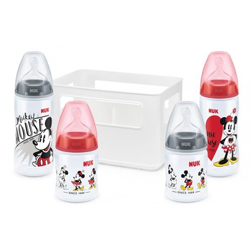 Set de 4 Biberons Disney Mickey First Choice +