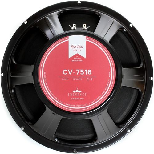 Eminence Red Coat CV-7516 haut-parleur 12 pouces 75 watts 16 ohms