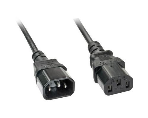 Lindy - Voedingskabel - power IEC 60320 C13 naar IEC 60320 C14 - 5 m - zwart