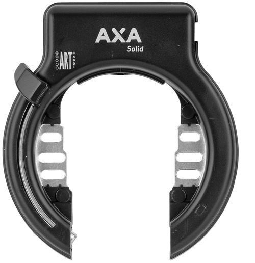 Antivol velo fer a cheval axa solid noir (ouverture 50mm)