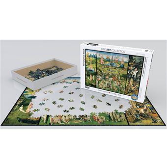 Puzzle 1000 pièces 55x70cm jardin de fleurs 50 x 70 cm - Papeterie Michel