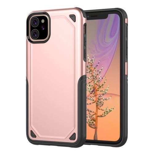 Coque en TPU armure hybride or rose pour votre Apple iPhone XR 6.1 pouces (2019)