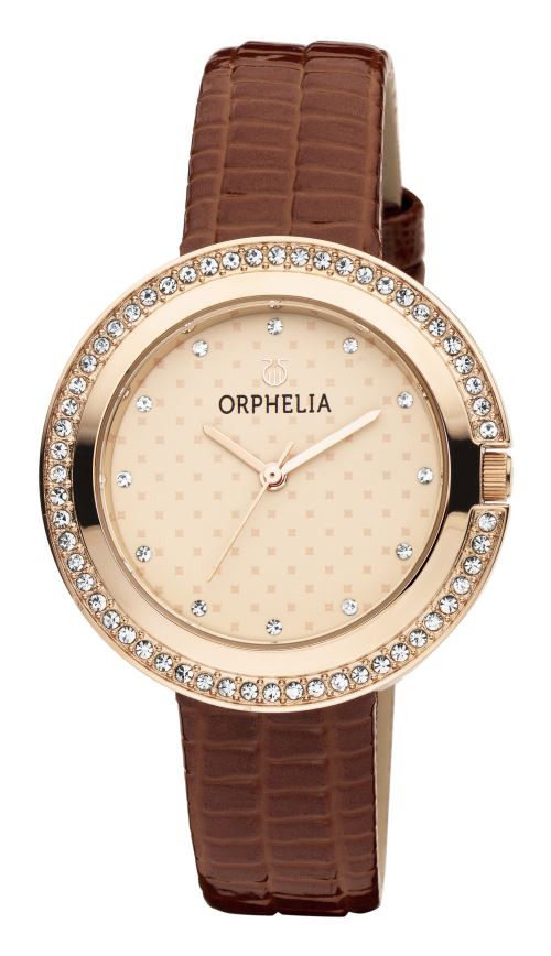 ORPHELIA Montre Glitz Marron pour Femmes-11719