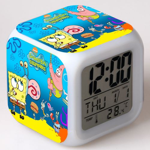 Stack Réveil Enfant Led Multifonctionnel Coloré - Spongebob Squarepants #19 - Image 2