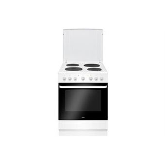 Amica ACE6003B - Cuisinière - pose libre - largeur : 60 cm - profondeur : 60 cm - hauteur : 80 cm - avec système auto-nettoyant - classe A - blanc