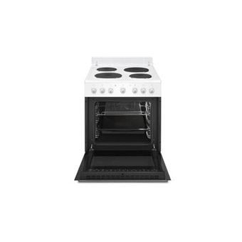 Amica ACE6003B - Cuisinière - pose libre - largeur : 60 cm - profondeur : 60 cm - hauteur : 80 cm - avec système auto-nettoyant - classe A - blanc