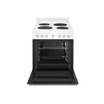 Amica ACE6003B - Cuisinière - pose libre - largeur : 60 cm - profondeur : 60 cm - hauteur : 80 cm - avec système auto-nettoyant - classe A - blanc