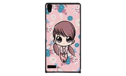 Coque rigide pour Huawei Ascend P6 avec impression Motifs petite fille manga