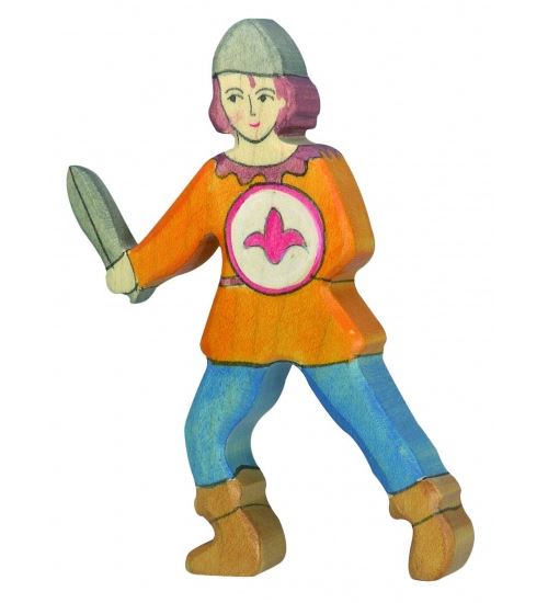 Holztiger Les contes de fées et des chevaliers: Boy oranges (13,5 cm)