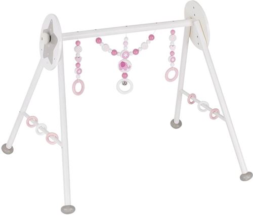 Heimess Gym bébé Elephant 63 x 55 x 53 cm blanc / rose