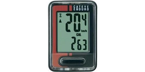 Compteur de vélo Cateye CC-ED400 transmission par câble avec capteur de roue