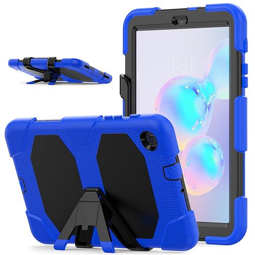 Coque en TPU + Silicone antichoc bleu pour votre Samsung Galaxy Tab A 8.4 (2020) T307
