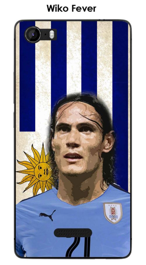 Coque Wiko Fever design Cavani & Drapeaux