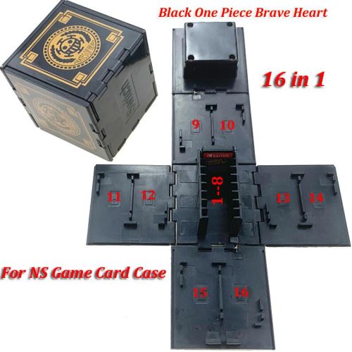 16 en 1 Boîtier de protection Boîte à Cartes de Jeu Boîte de Protection pour Carte mémoire pour 16 Jeux Nintendo Switch modèle E