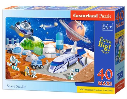 Space Station, Puzzle 40 Teile Maxi - Castorland