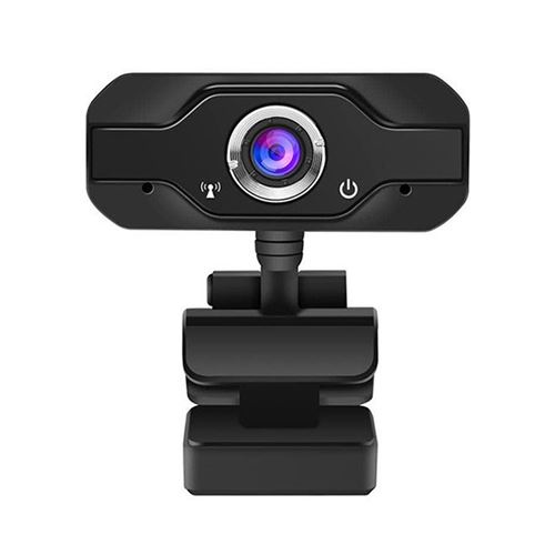 Webcam 1080P HD Mégapixels avec microphone pour PC de bureau-noir
