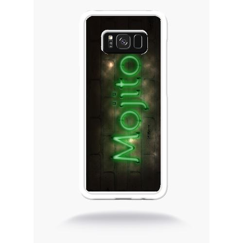 Coque Mojito Brique Compatible Samsung S8+ Bord Transparent