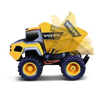 Maisto Tracteur articulé RC 1Volvo Rock Hauler:16 jaune