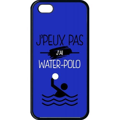 Coque apple iphone 5c j peux pas j ai water polo 12