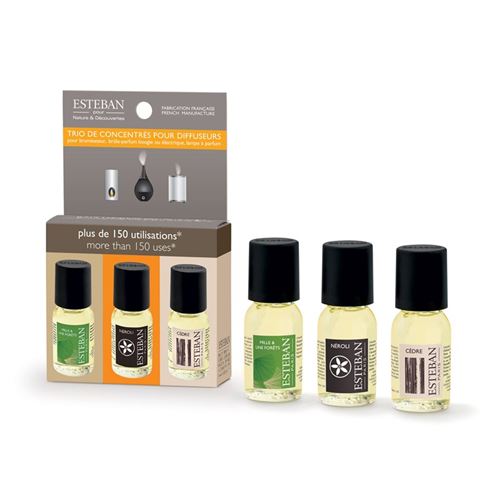 Trio concentrés de parfum Esteban