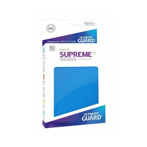 Ultimate Guard - 80 pochettes Supreme UX Sleeves taille standard Bleu Roi Mat