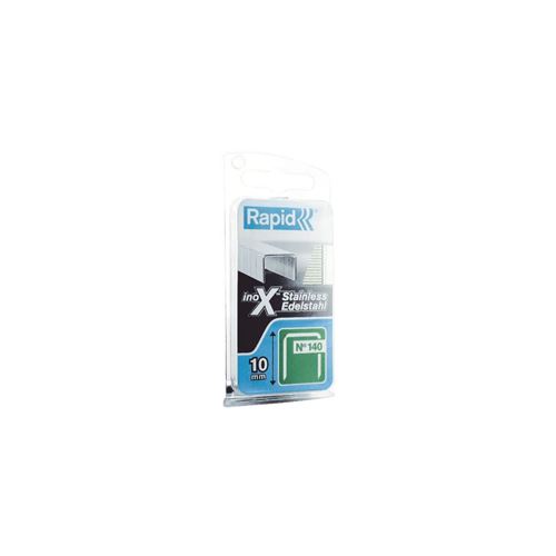 Rapid Agrafes N°140/10 En Fil Plat Inoxydable