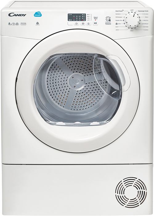 Candy Smart Cs C8Lg-47 - Sèche-Linge - Chargement Frontal - Blanc