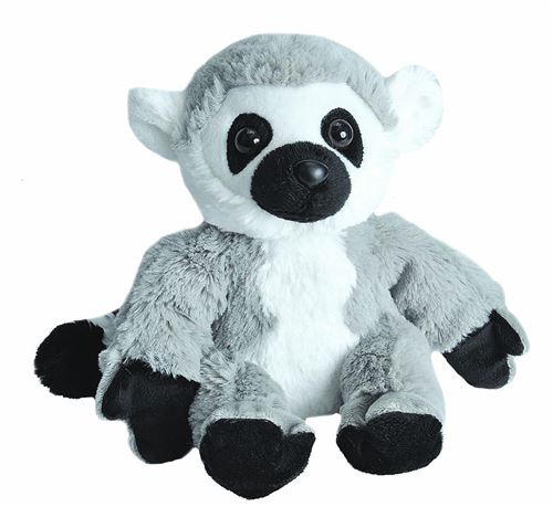 Wild Republic Ring Tailed Lemur Plush, Stuffed Animal, Plush Toy, Gifts For Kids, Hug