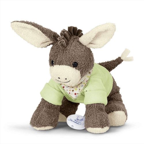 Sterntaler Peluche Musicale, Canard Edda en Peluche, Boîte à Musique Remplaçable, Taille: L, Blanc