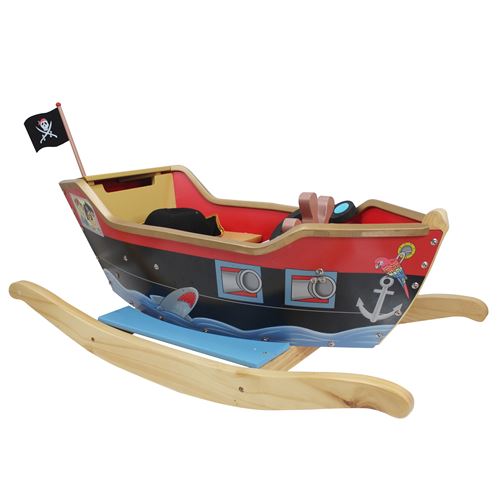 Teamson Kids Bateau Pirate Basculant Multicolore