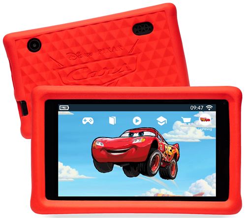 Pebble Gear 7” tablette enfant – Disney Cars Tablette (Cars