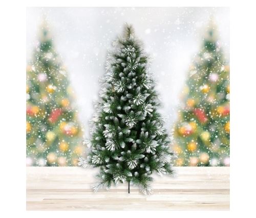 Sapin De Noel Artificiel Luxe Semi Floque Pvc 737 Branches 180 Cm Achat Prix Fnac
