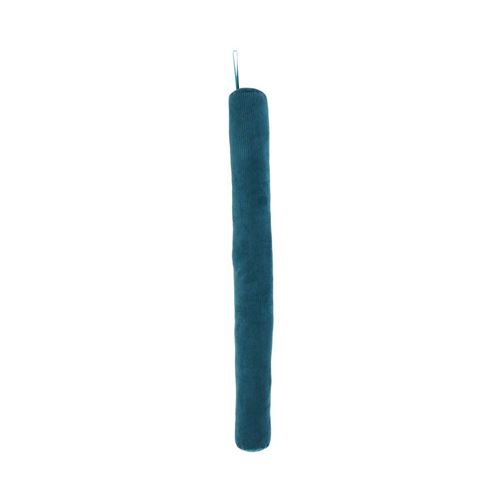 The Home Deco Factory - Boudin de porte en velours côtelé 80 cm Bleu canard