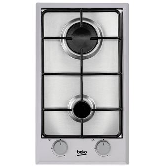Domino gaz 30cm 2 feux inox Beko HDCG32220FX
