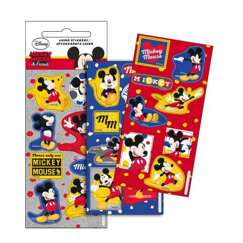 Lot 3 planche de Stickers Mickey Autocollant 12 x 6 cm NEW - guizmax