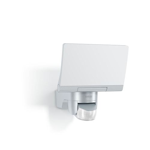 Steinel Projecteur LED XLED Home 2 argent, orientable à 180°, puissance 14,8W, détecteur de mouvement 140°, portée 14m