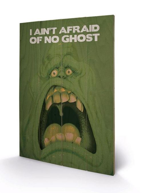 GHOSTBUSTERS - Slimer - Impression sur bois 40x59cm