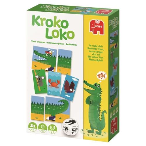 Jumbo Kroko Loko, 125 mm, 40 mm, 185 mm, 275 g, 925 cm³, Boîte