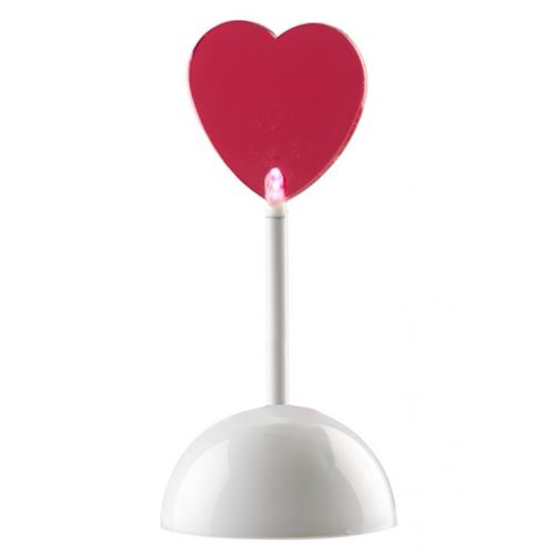 Arti Casa coeur lumineux LED 19 cm plastique rouge/blanc