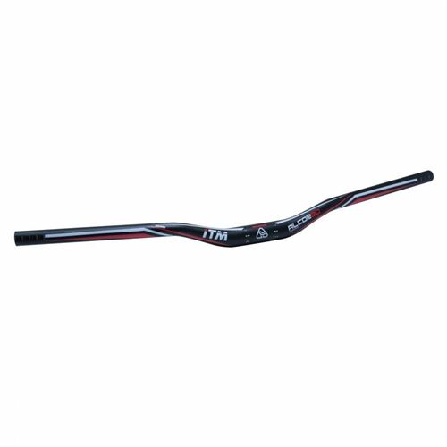 Cintre vtt demi releve itm alcor noir 31,8mm l740mm