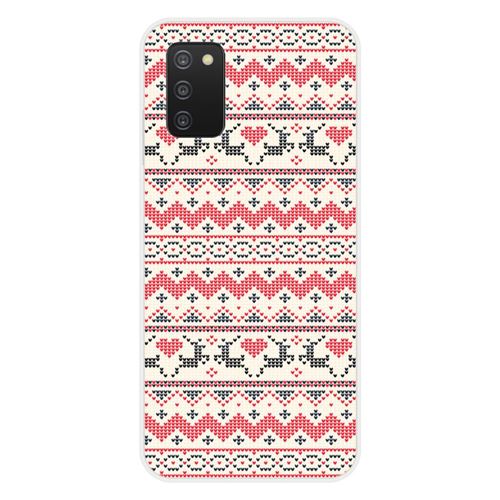 Coque en silicone imprimée compatible Samsung Galaxy A03S NO Pull de Noël Rennes