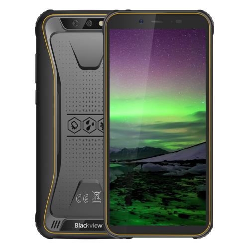 Smartphone Blackview BV5500 16Go + 2Go 5.5 18: 9 Écran IP68 4400mAh Android 8.1 3G GPS Orange