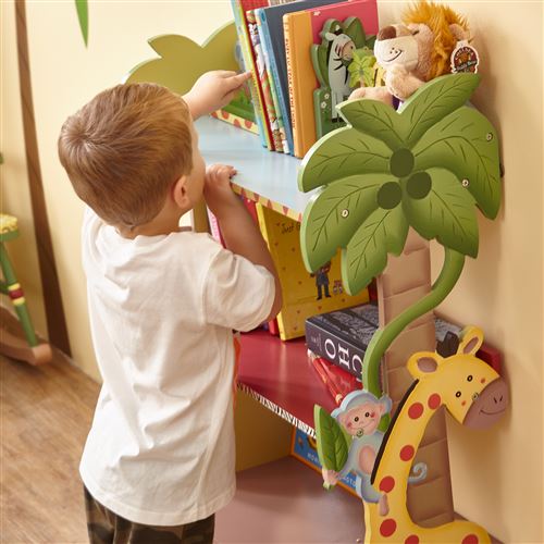 Meuble Bibliotheque Etagere 1 Tiroir Rangement Livre Jouet Enfant Bois W 68a Tirelire Achat Prix Fnac