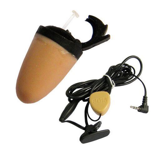 Mini oreillette espion sans fil téléphone talkie walkie