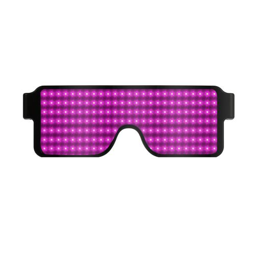 LED Light Up Shades Lunettes de soleil clignotant Blink Glow Lunettes Rave Party