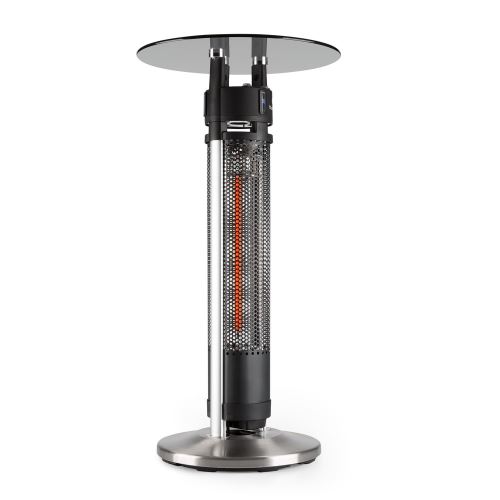 Blumfeldt Primal Heat *5 Table Haute Chauffante 95Cm - Tubes De Carbone Infrarouge - Chauffage 1600W - Eclairage Led