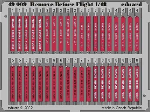 Remove Before Flight - 1:48e - Eduard Accessories