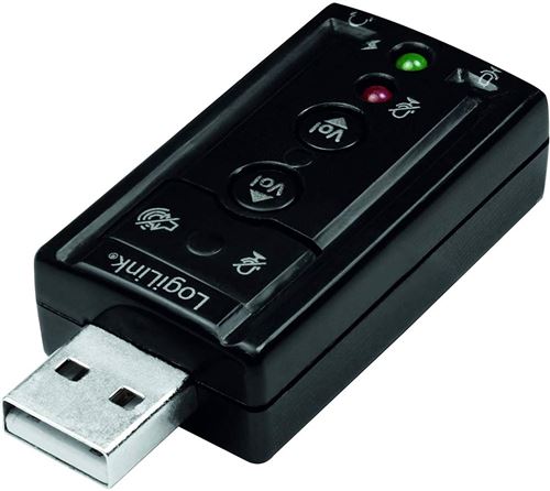 LogiLink USB Soundcard with Virtual 7.1 Soundeffects - carte son