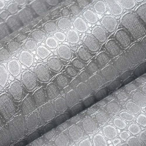 Téléchargement gratuit Images Papier Peint Moderne Motif Peau En Cuir Crocodile Gris 5 3m2 actualisé par